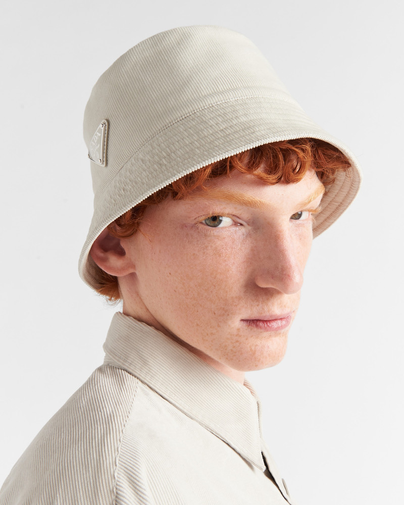 Prada Corduroy bucket hat outlook