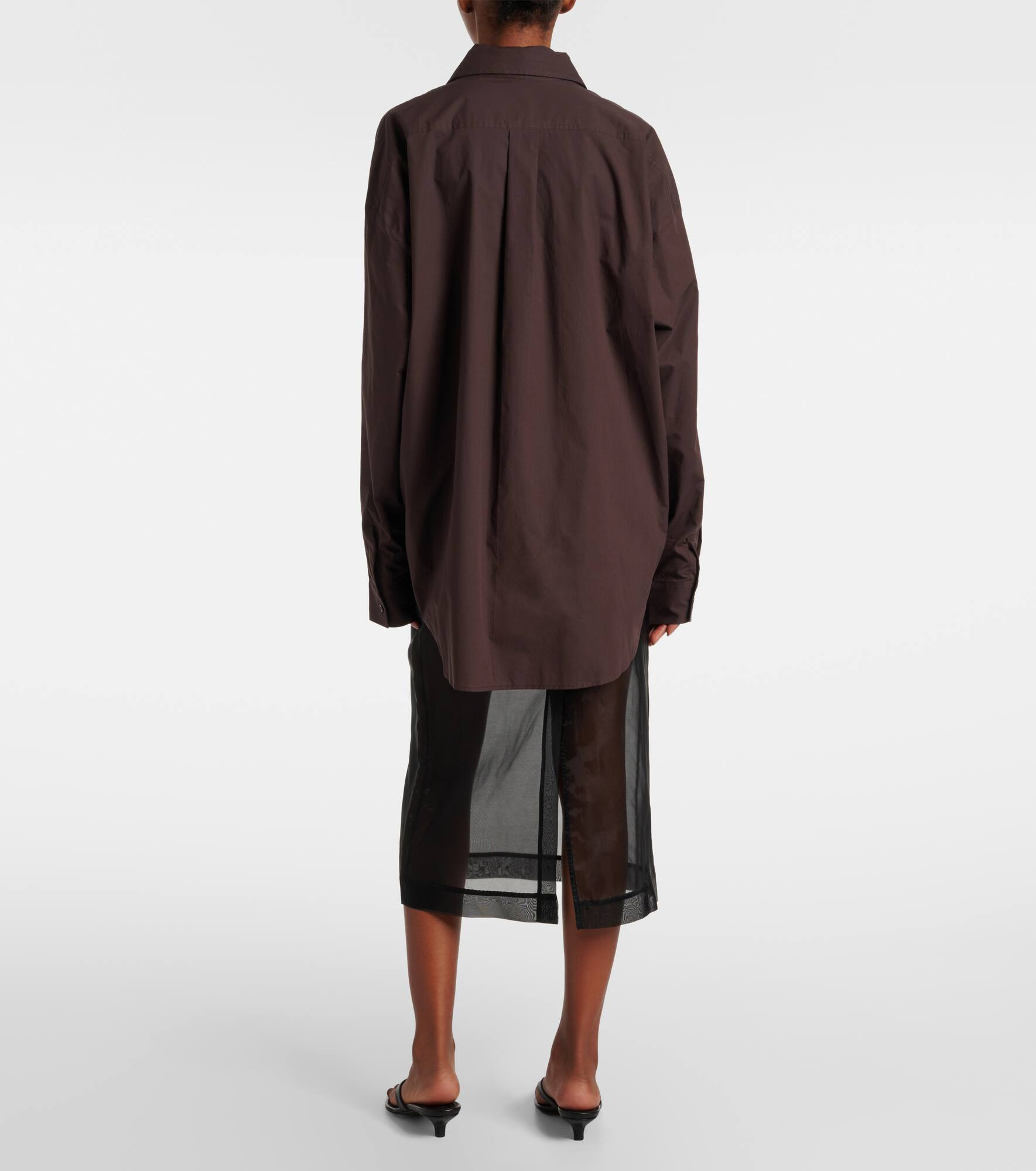 Ornella oversized cotton shirt - 3