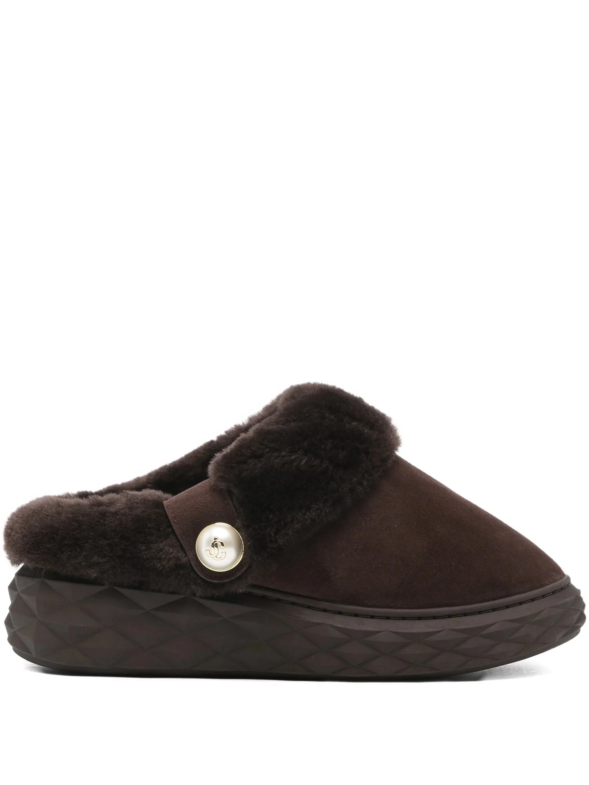 Jimmy Choo Diamond Maxi Mules - 1