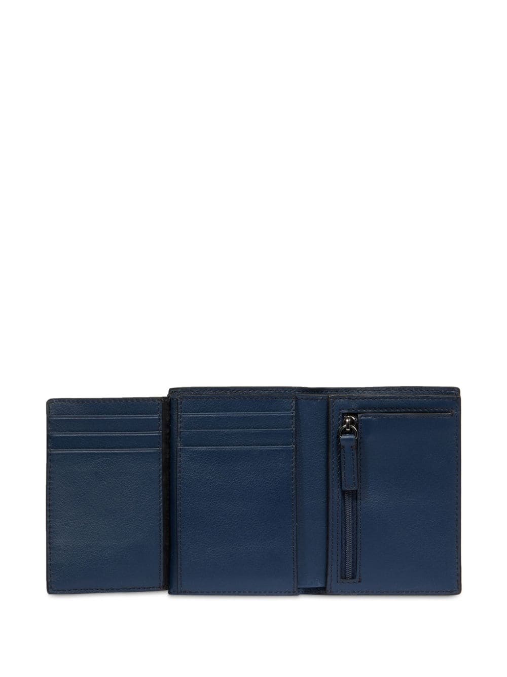 logo-embossed tri-fold wallet - 4