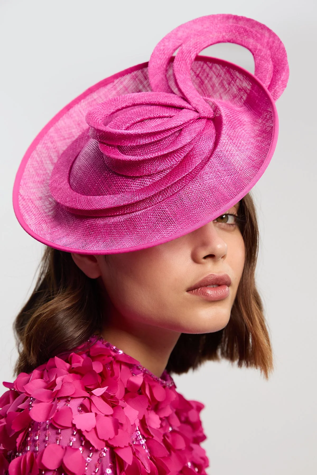 Asymmetric Disc Headband Fascinator - 1