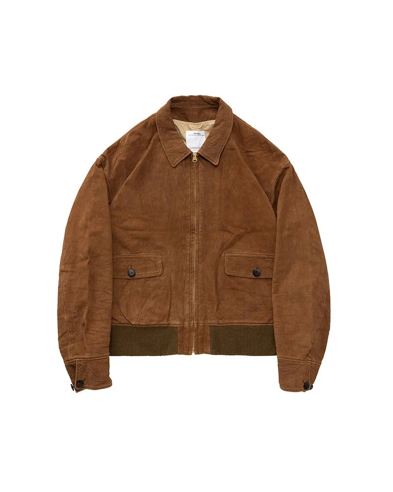 MAHON JKT SUEDE IT LT.BROWN - 1