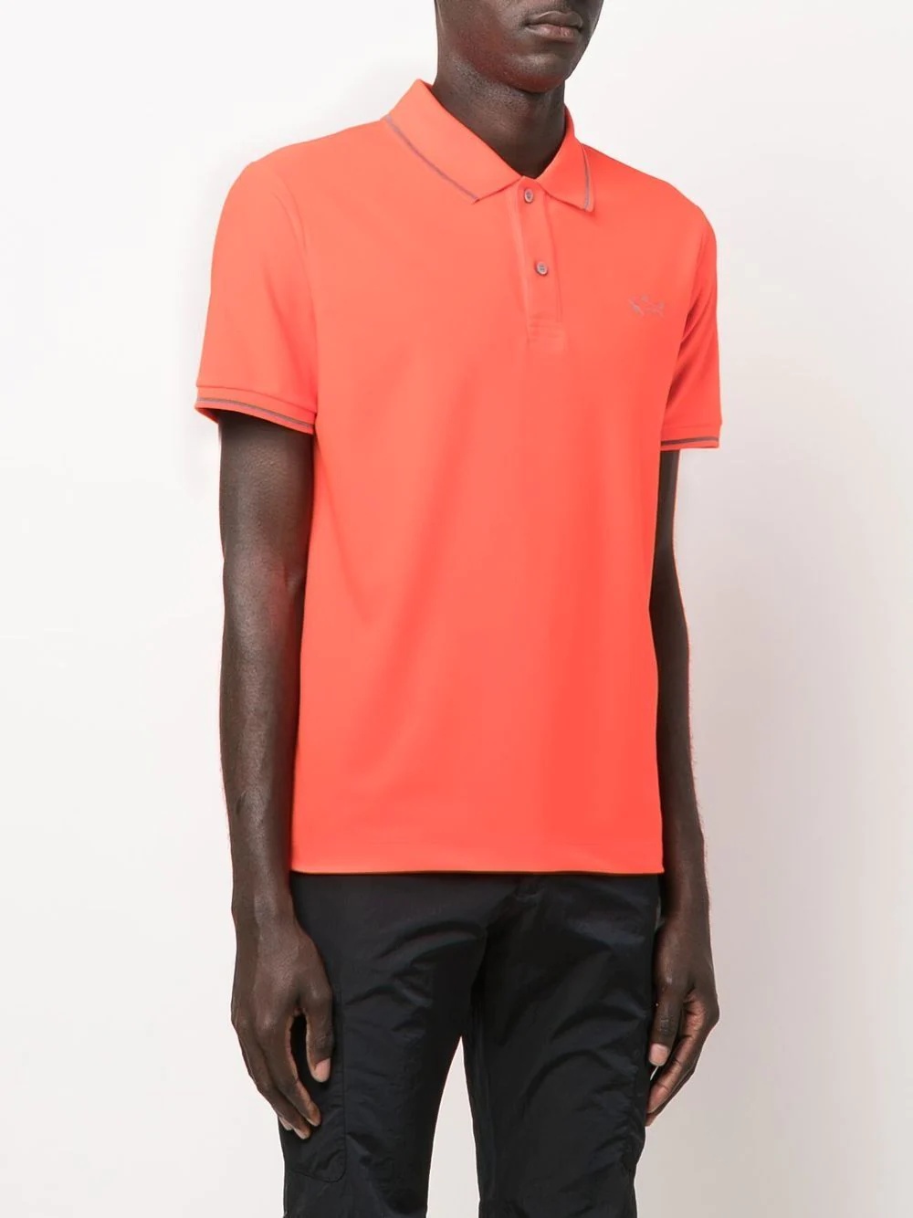 logo-print polo shirt - 3