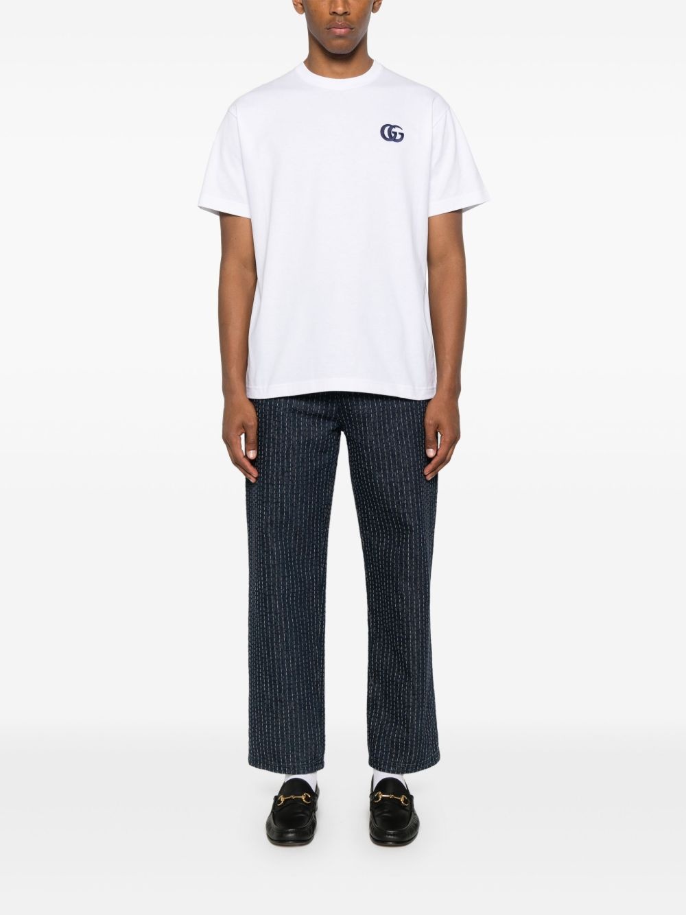 GG embroidered-logo t-shirt - 2
