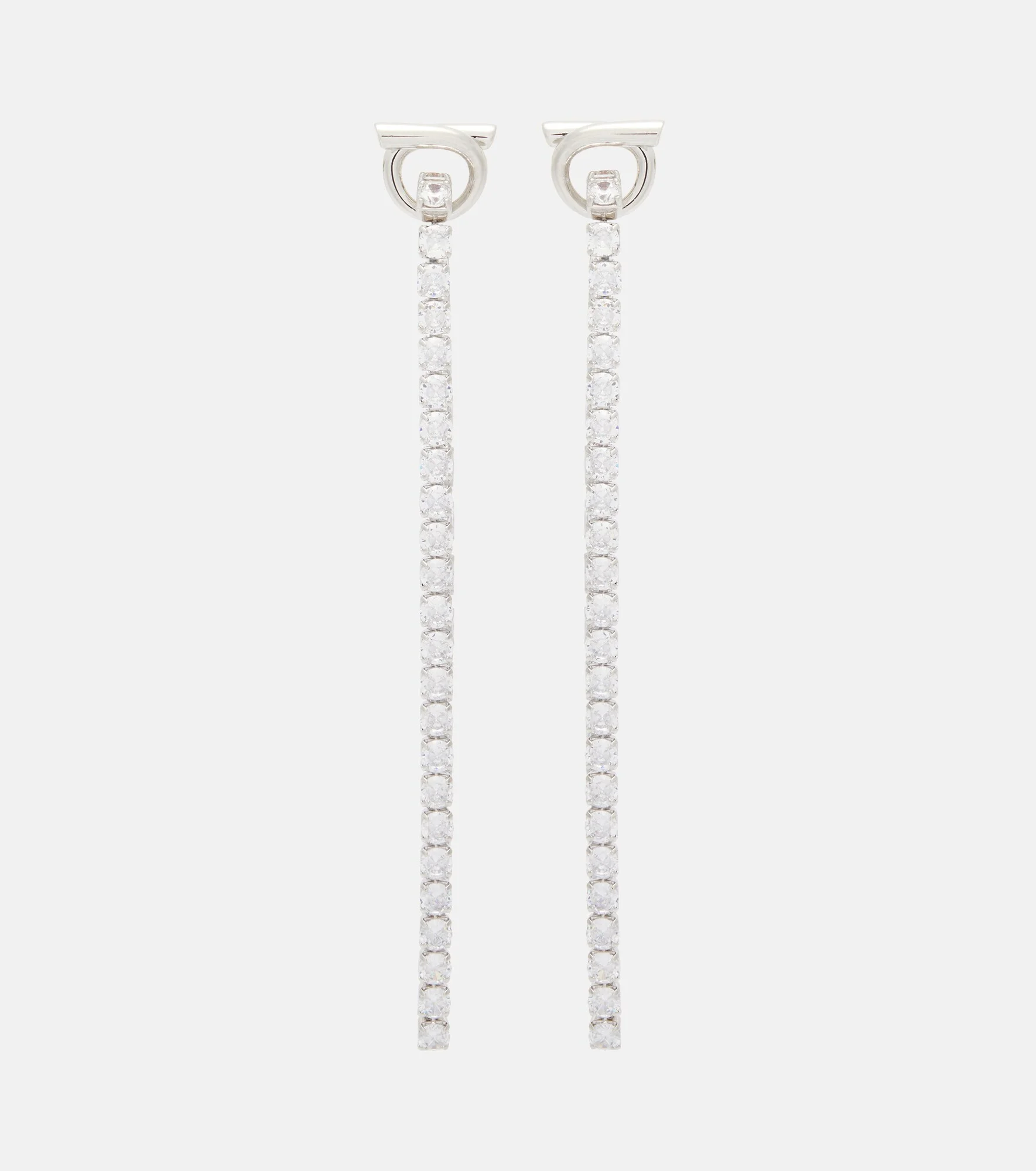 Embellished drop earrings - 1