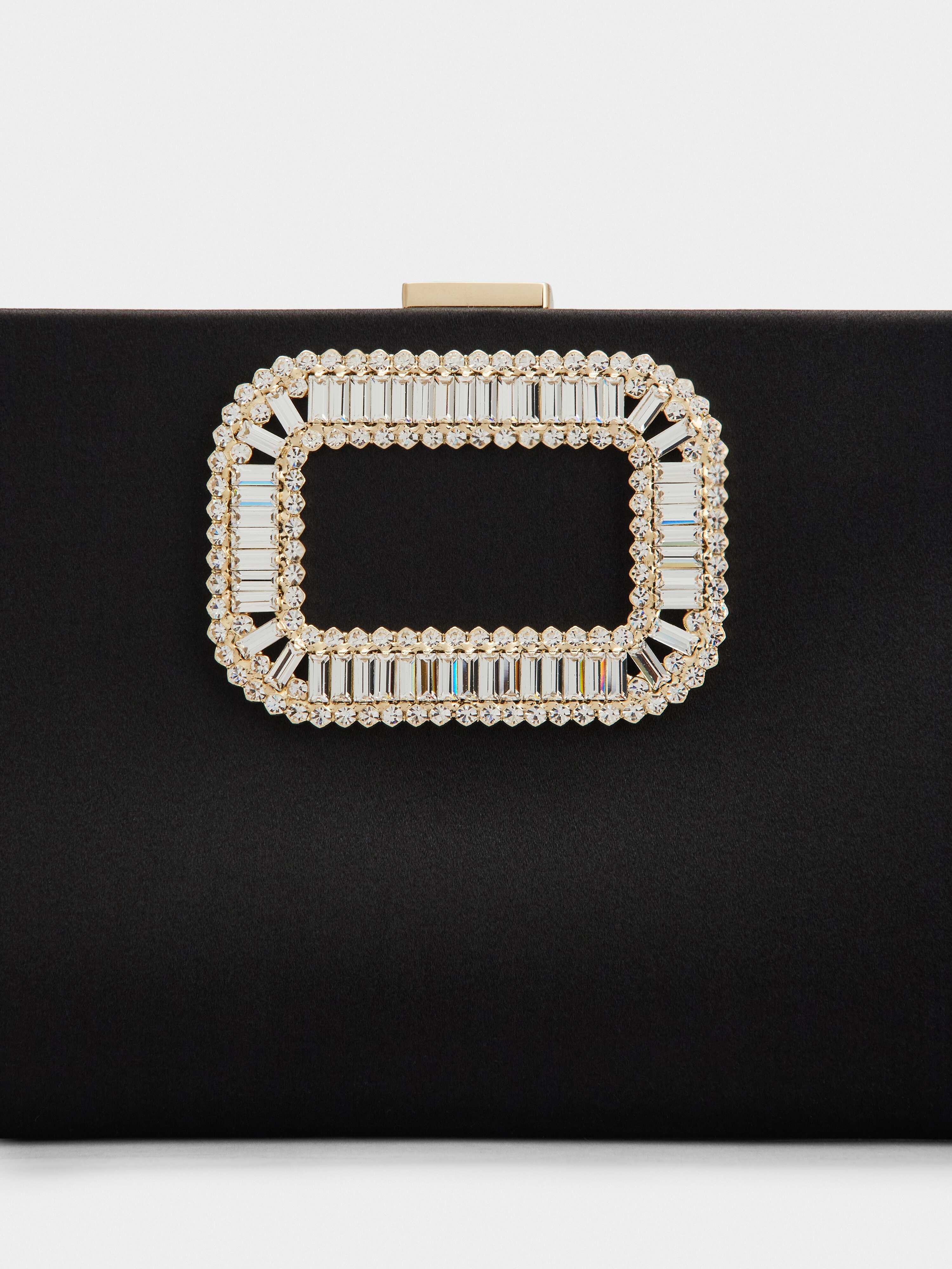 Pilgrim Buckle Clutch in Satin - 5