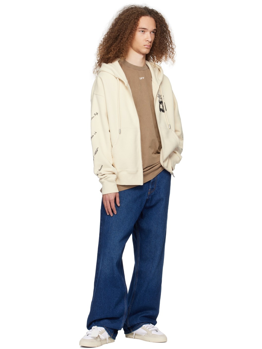 Blue Arr Tab Jeans - 4