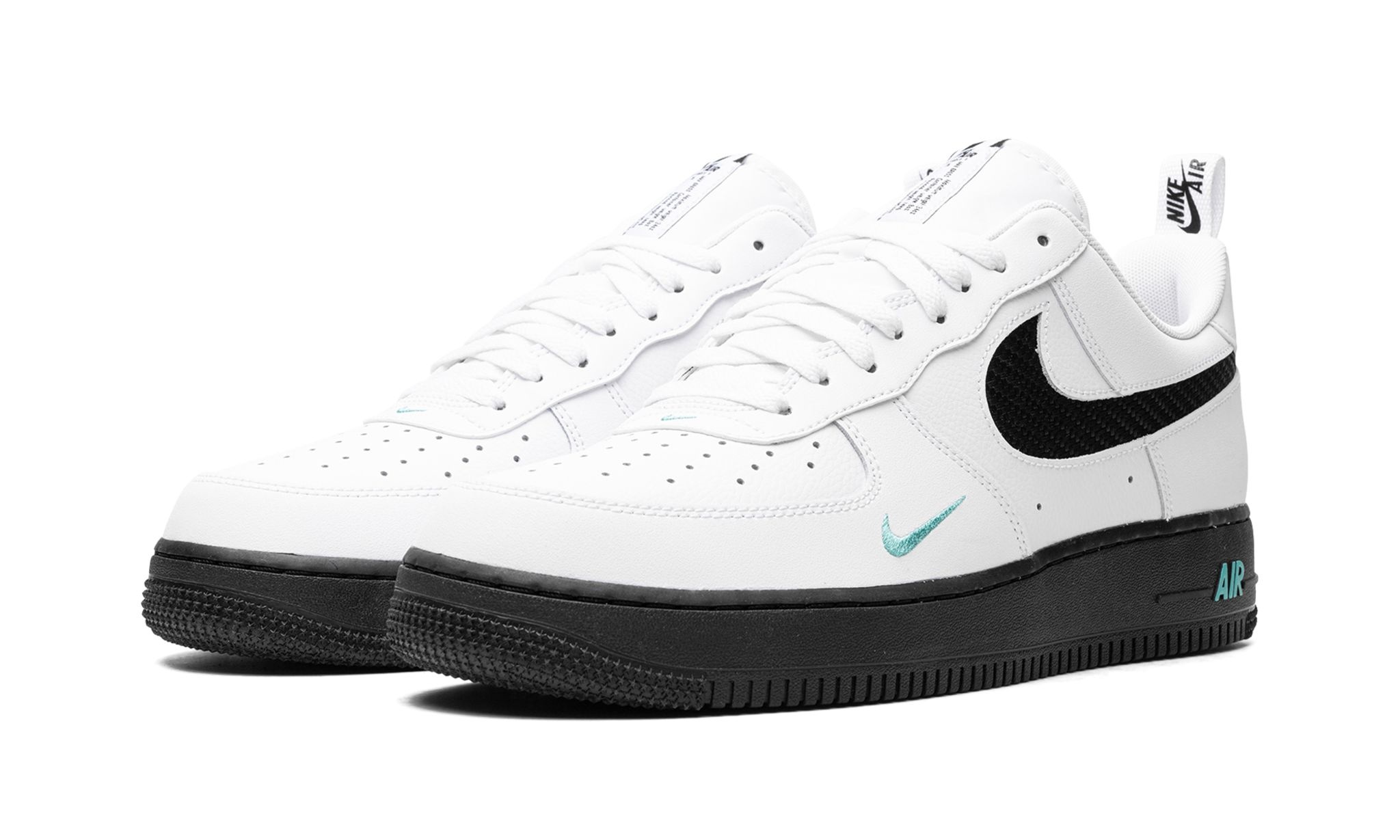 Nike Air Force 1 "White/Black Teal" - 2