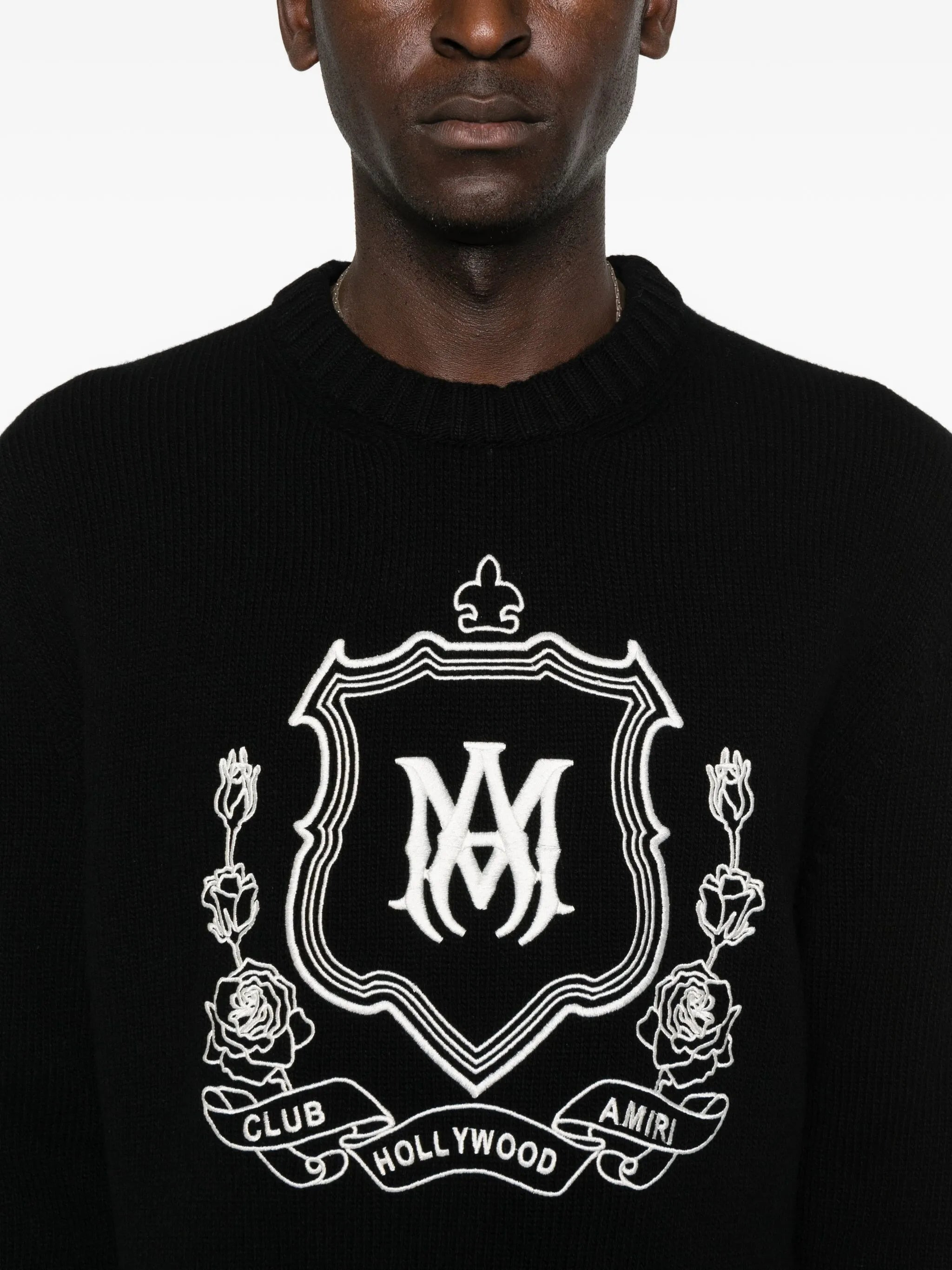 crest-print sweatshirt - 5