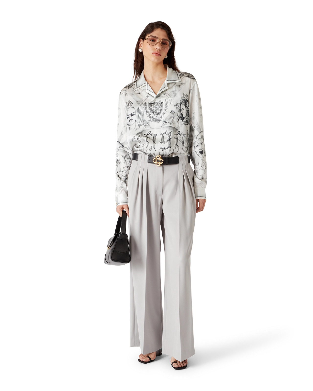 Tattoo Silk Shirt | Casablanca Paris - 2