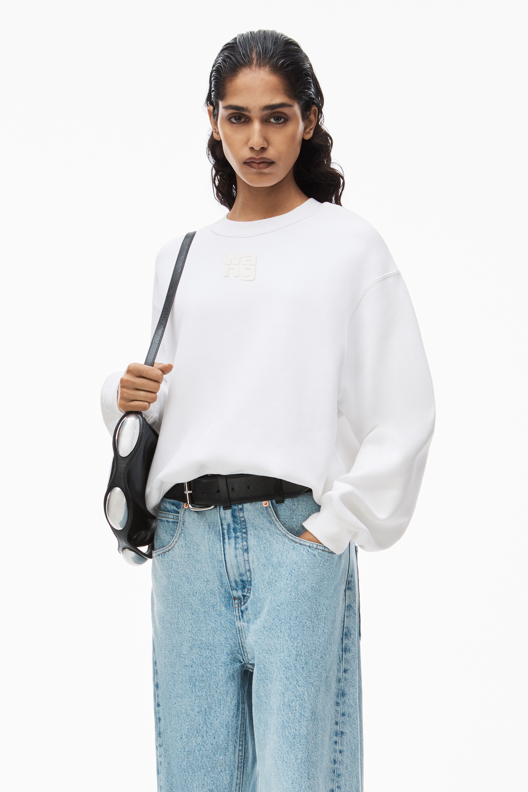 PUFF LOGO SWEATSHIRT IN STRUCTURED TERRY - 2