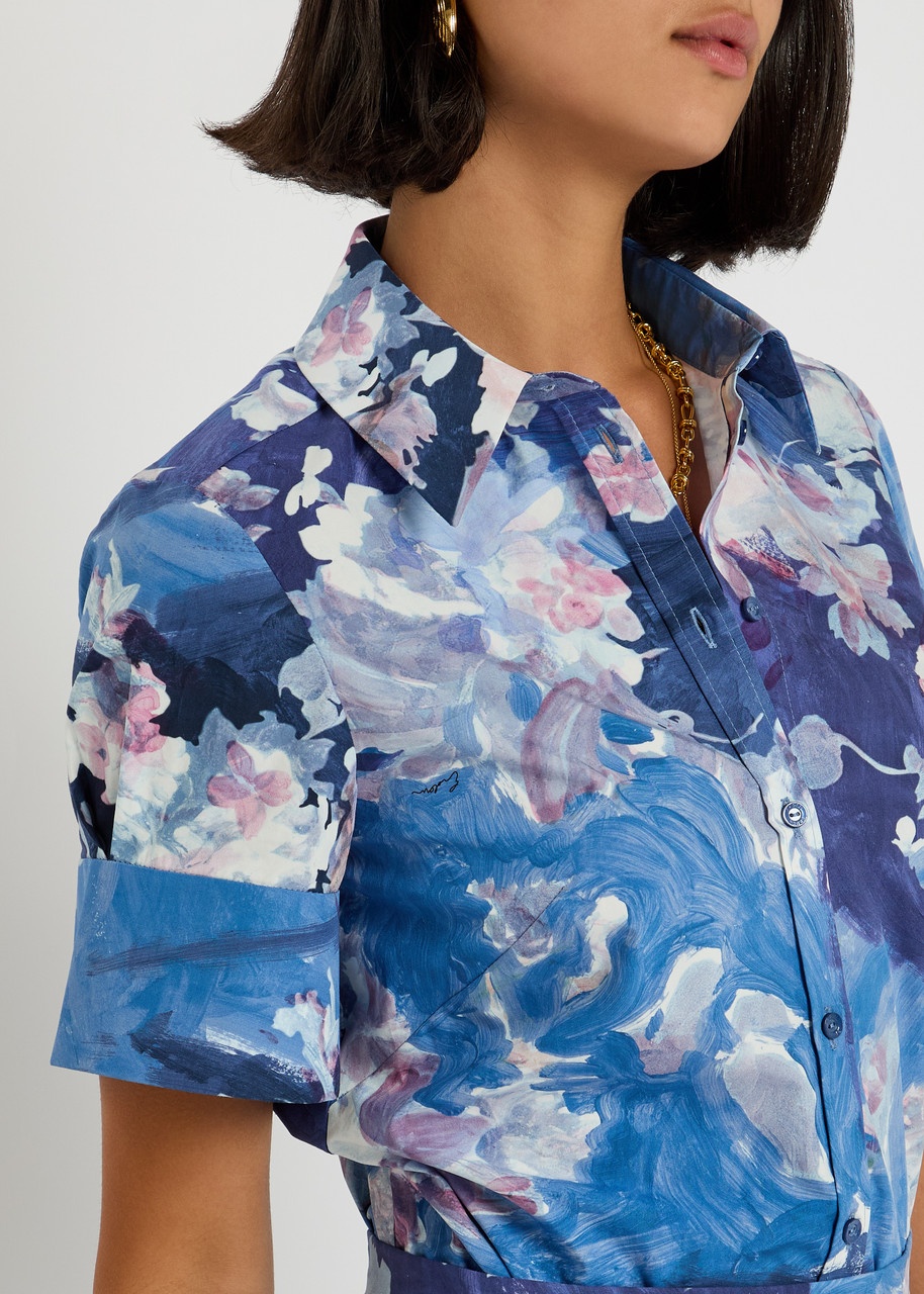 Erdem Printed Cotton-poplin Shirt - 5