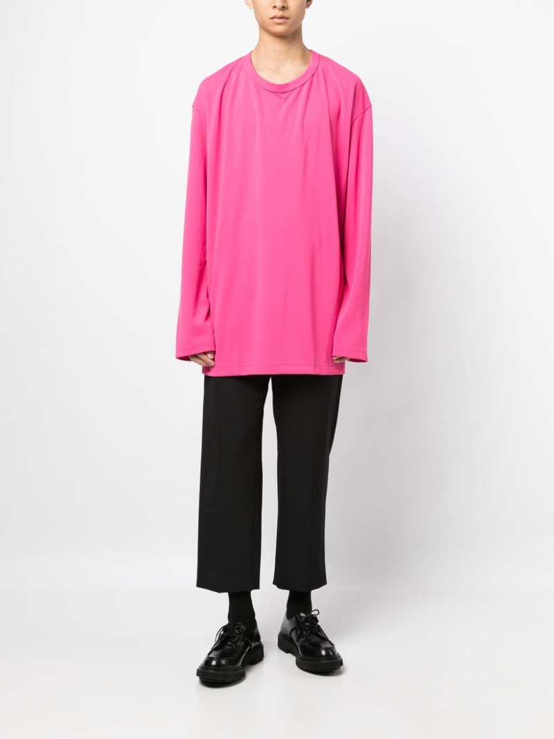 Comme des Garçons Homme Plus cut-out detailing long-sleeve T-shirt outlook