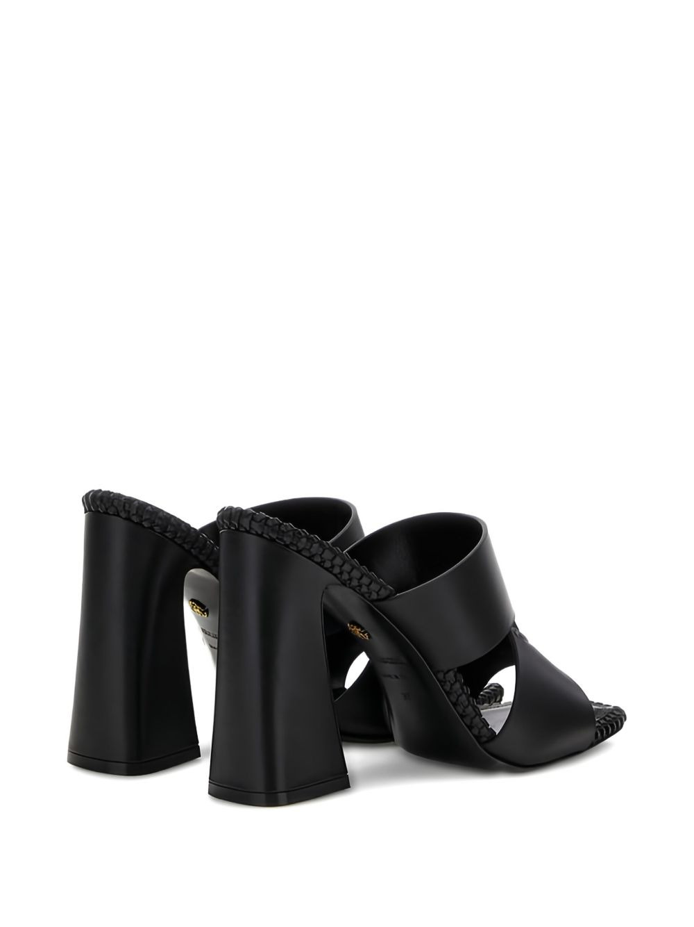 logo-embossed sandals - 4