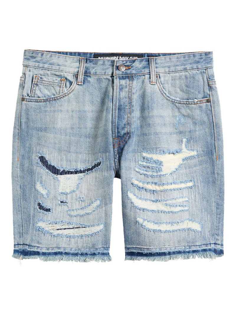 distressed denim shorts 1