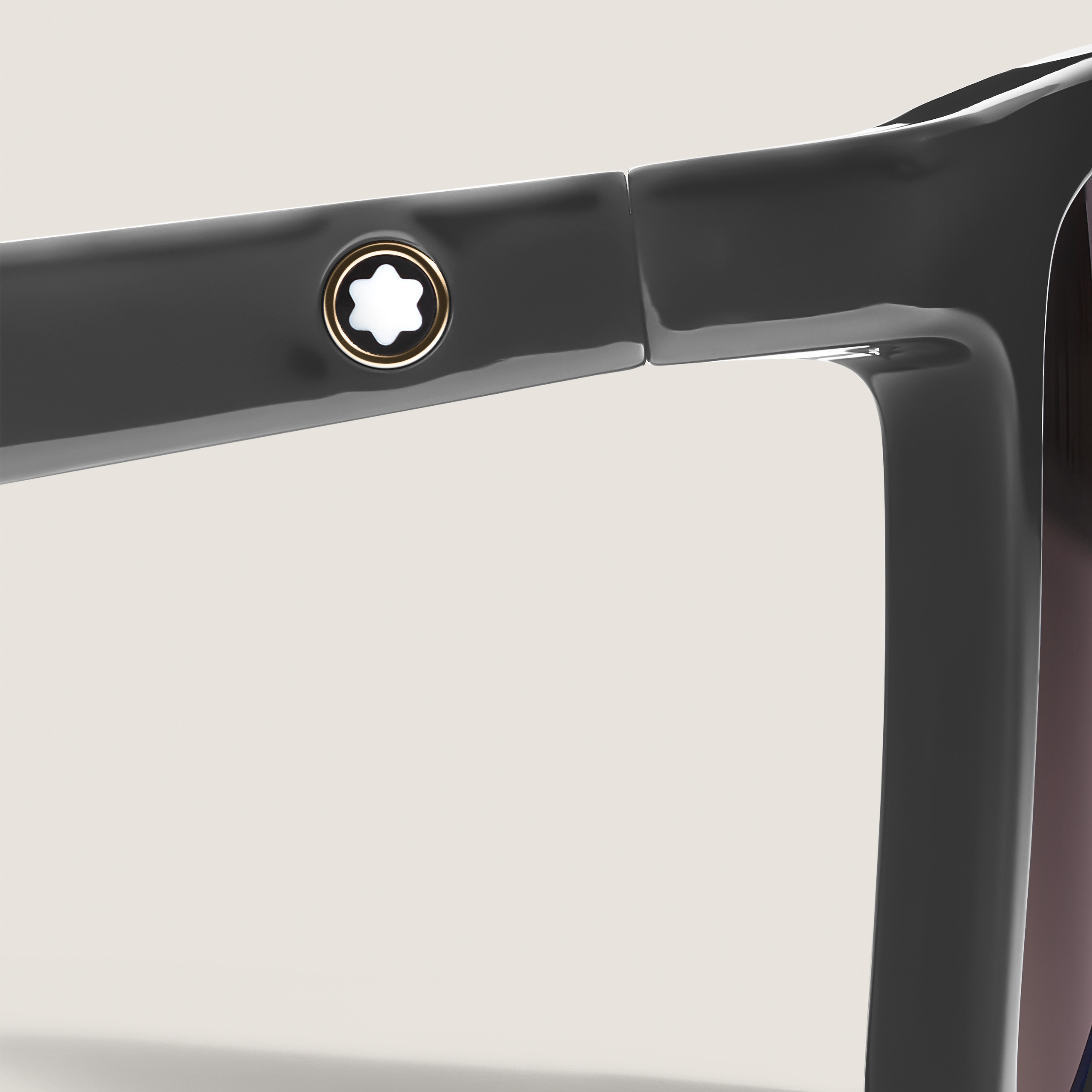 Squared Injected Black Frame Sunglasses - 3