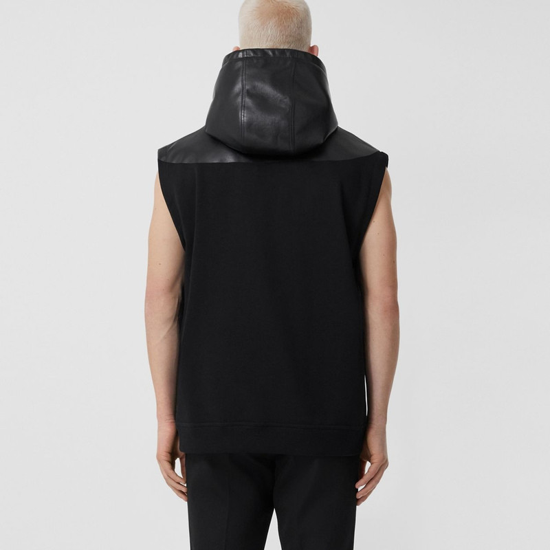 Monster Graphic Cotton and Lambskin Hoodie 4