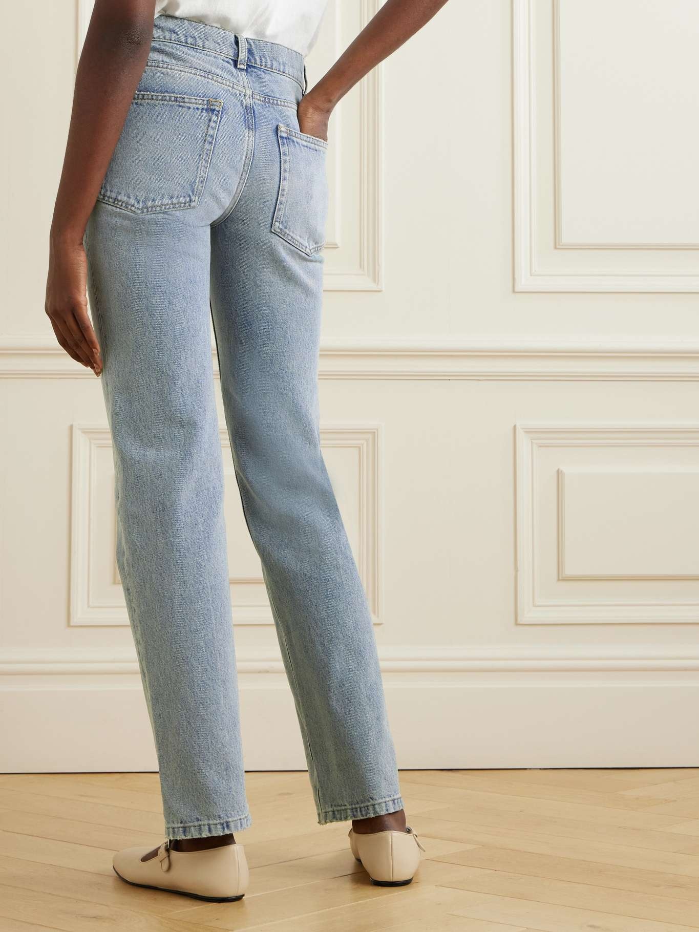 Carlyl high-rise straight-leg jeans - 4