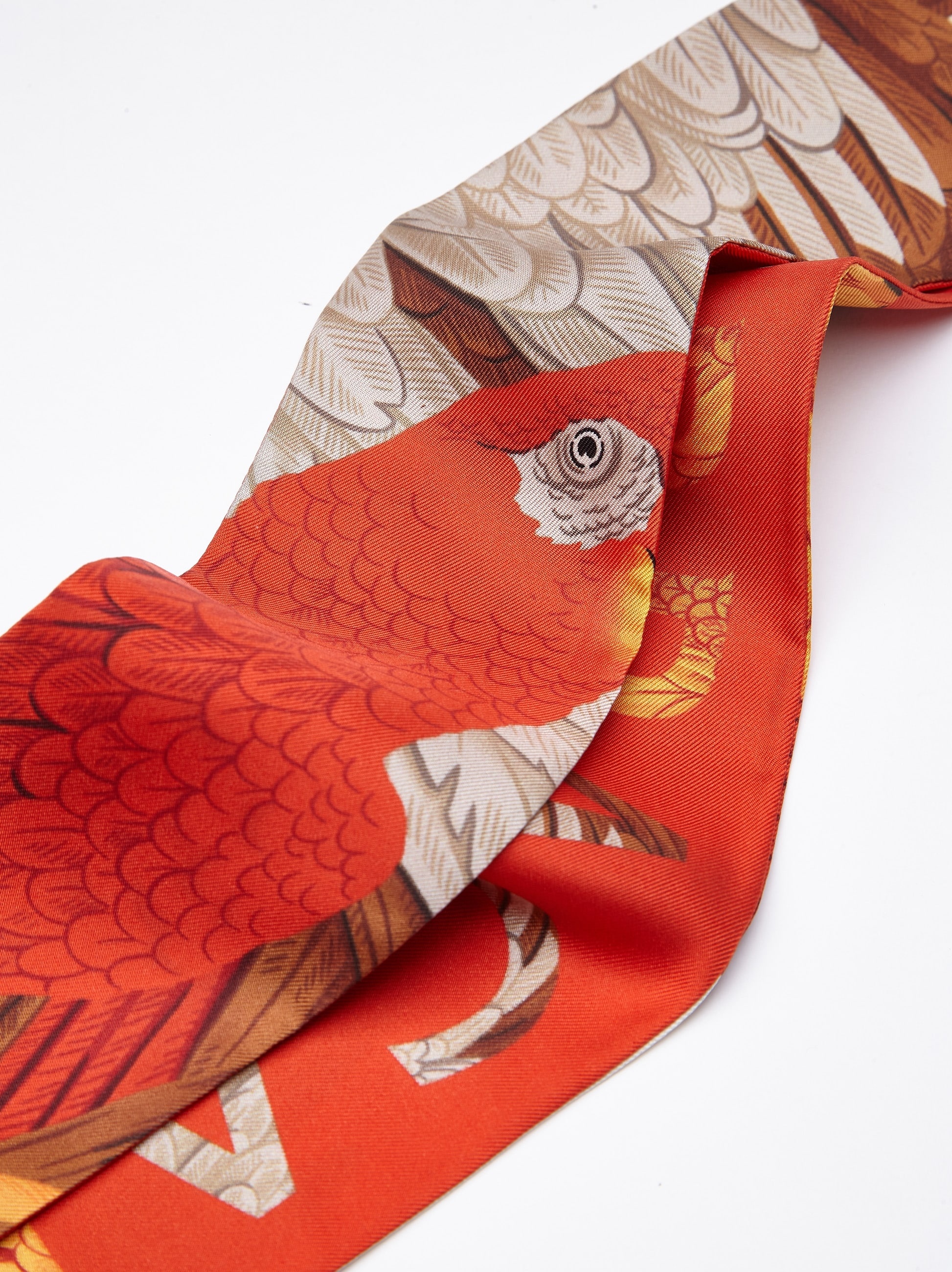 Parrot print silk mini bandeau - 4