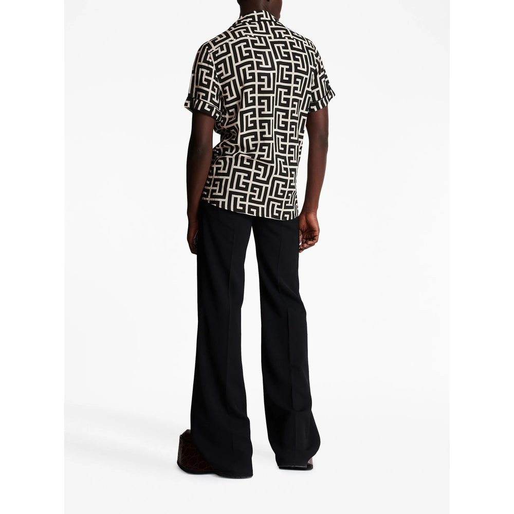 Balmain Black Shirts Men - 4
