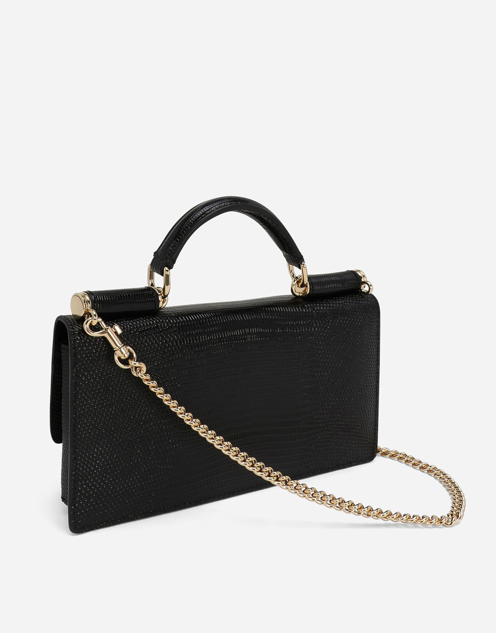 Iguana-print mini bag - 5