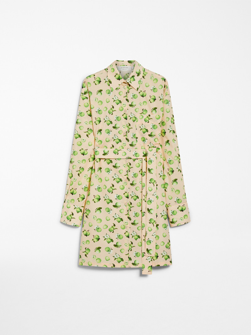 BOERO Printed poplin shirt dress 1