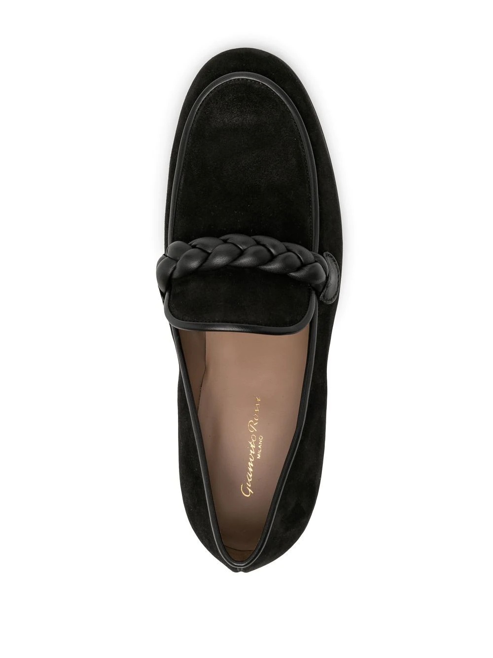 Massimo braided suede loafers - 4