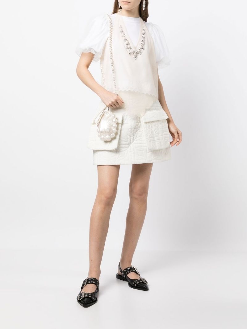 A-line mini skirt - 2