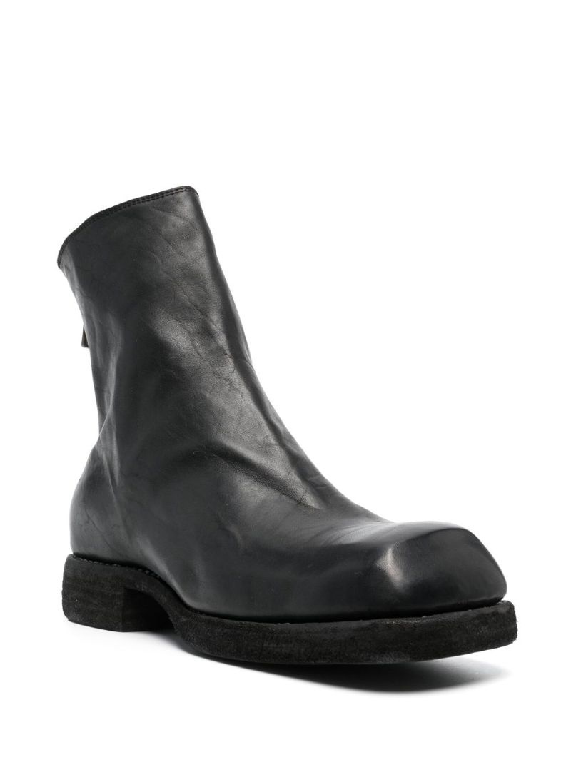 calf leather ankle boots - 2