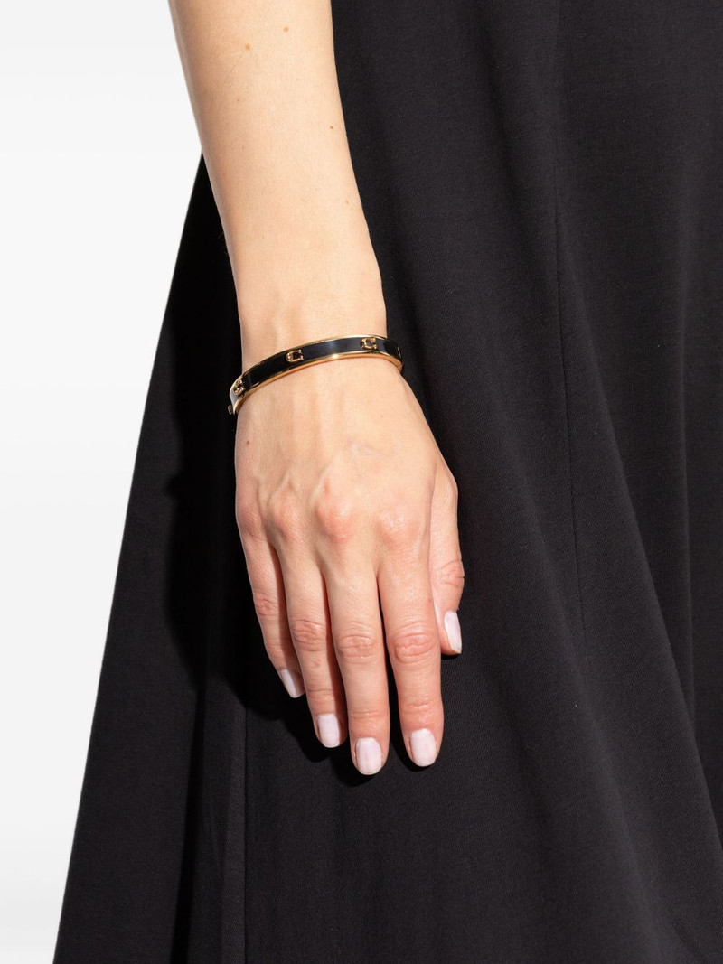 COACH logo-embossed bracelet outlook