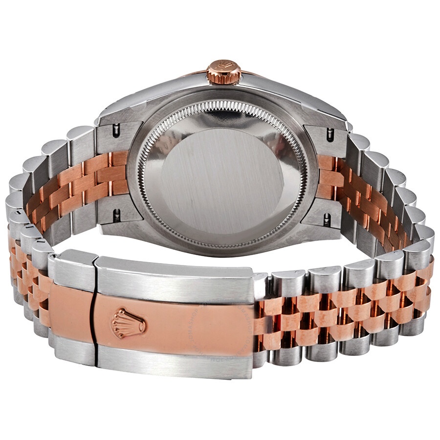 Rolex Datejust 36 Automatic Pink Diamond Dial Men's Steel and 18kt Everose Gold Jubilee Watch 126231 - 3