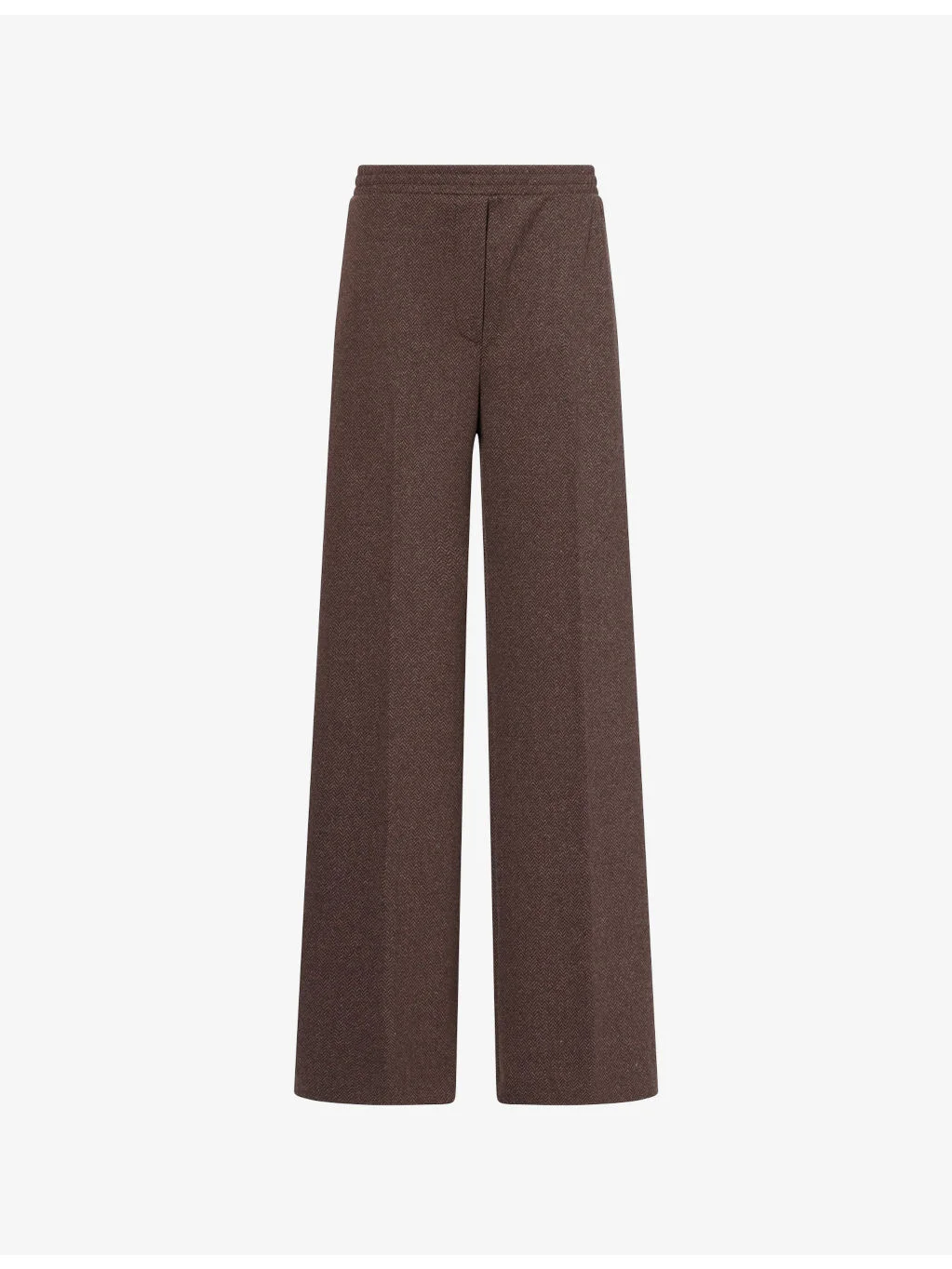 Drawstring Wide-Leg Woven Trousers - 1