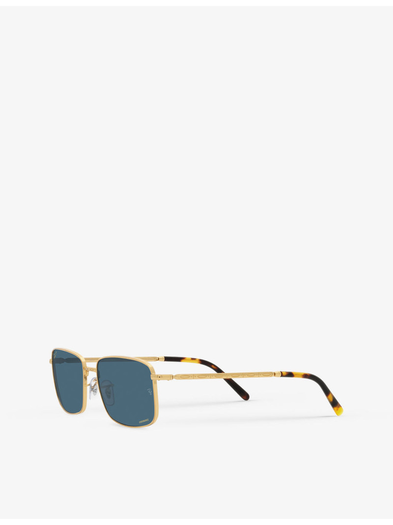 RB3717 rectangle-frame metal sunglasses 3