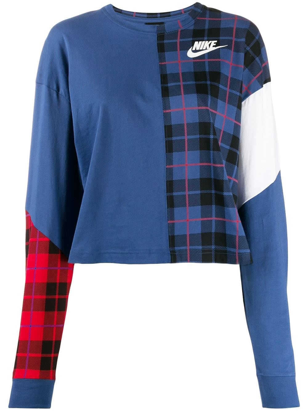 NSW plaid logo sweatshirt - 1