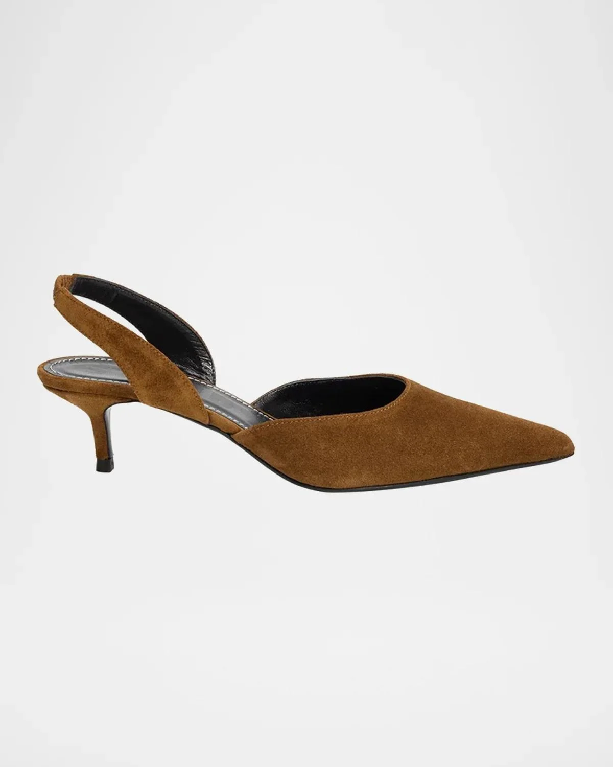 40mm Sebastian Suede Slingback Pumps - 1