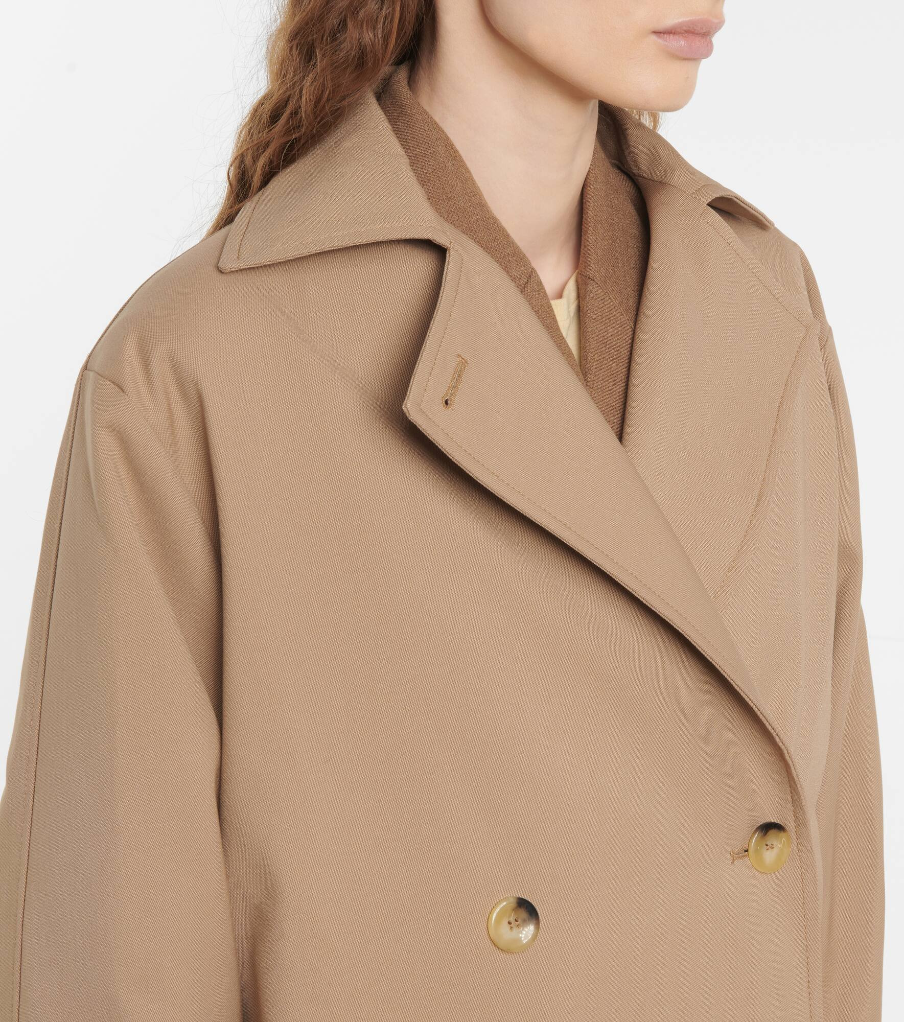 Signature cotton-blend trench coat - 4