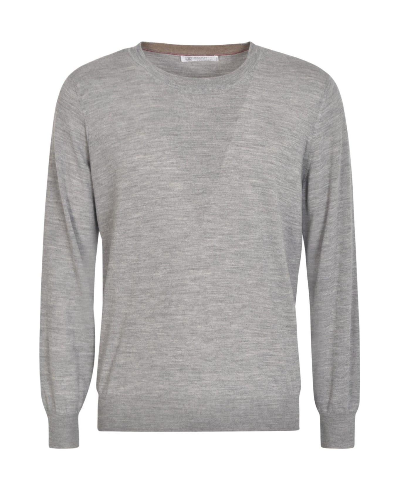 Crew Neck Fine Gauge Jumper - 1