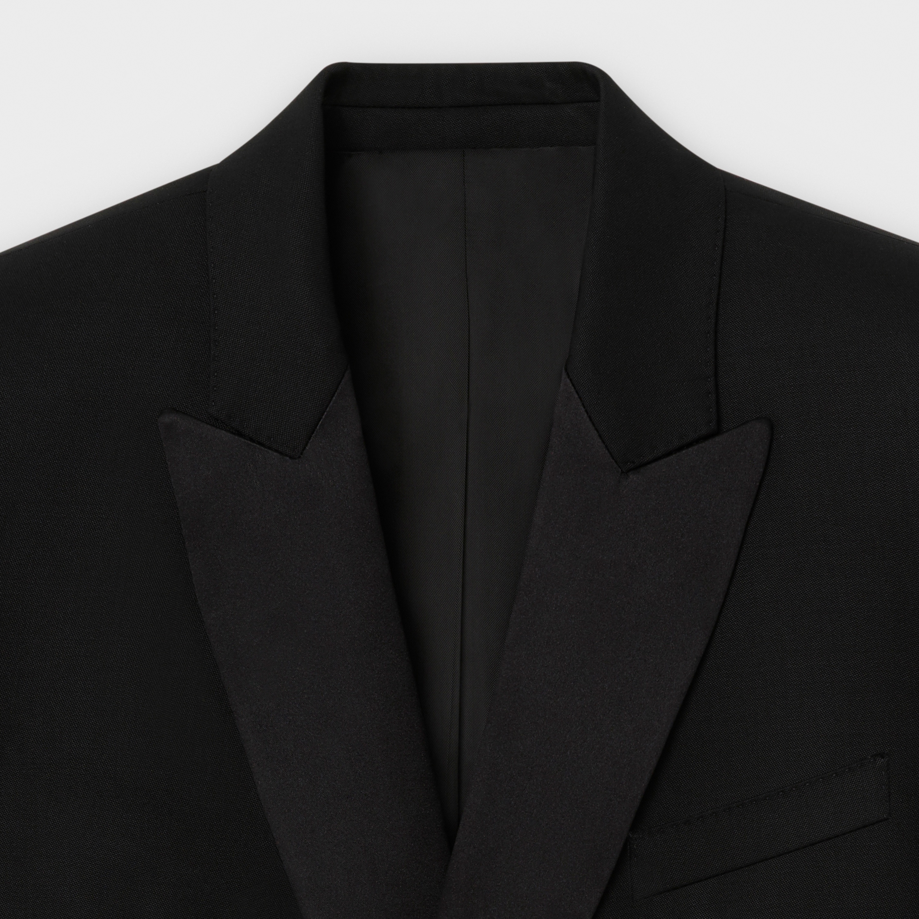 LONG JACKET IN TUX GRAIN DE POUDRE - 3