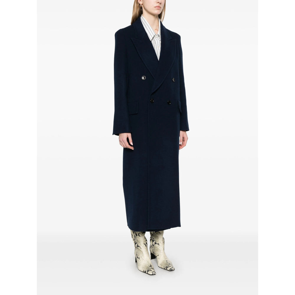 Max Mara Blue Coats - Double Breasted & Peacoats Women - 3