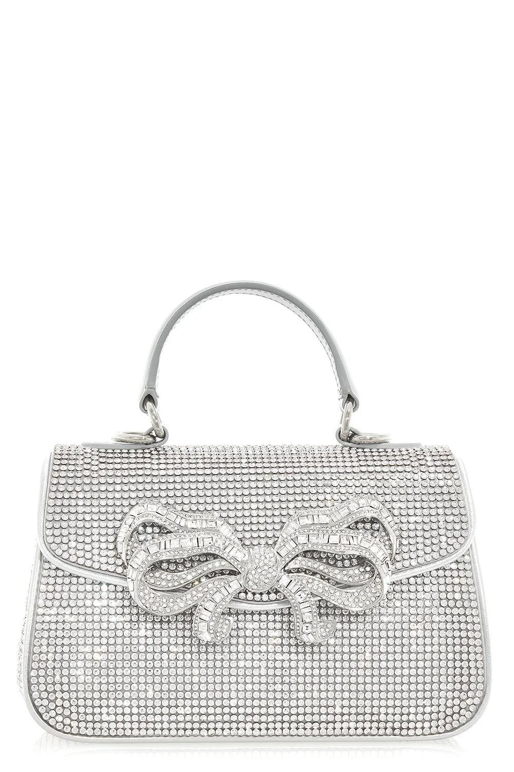 Bow Top Handle Fullbead Clutch - 1