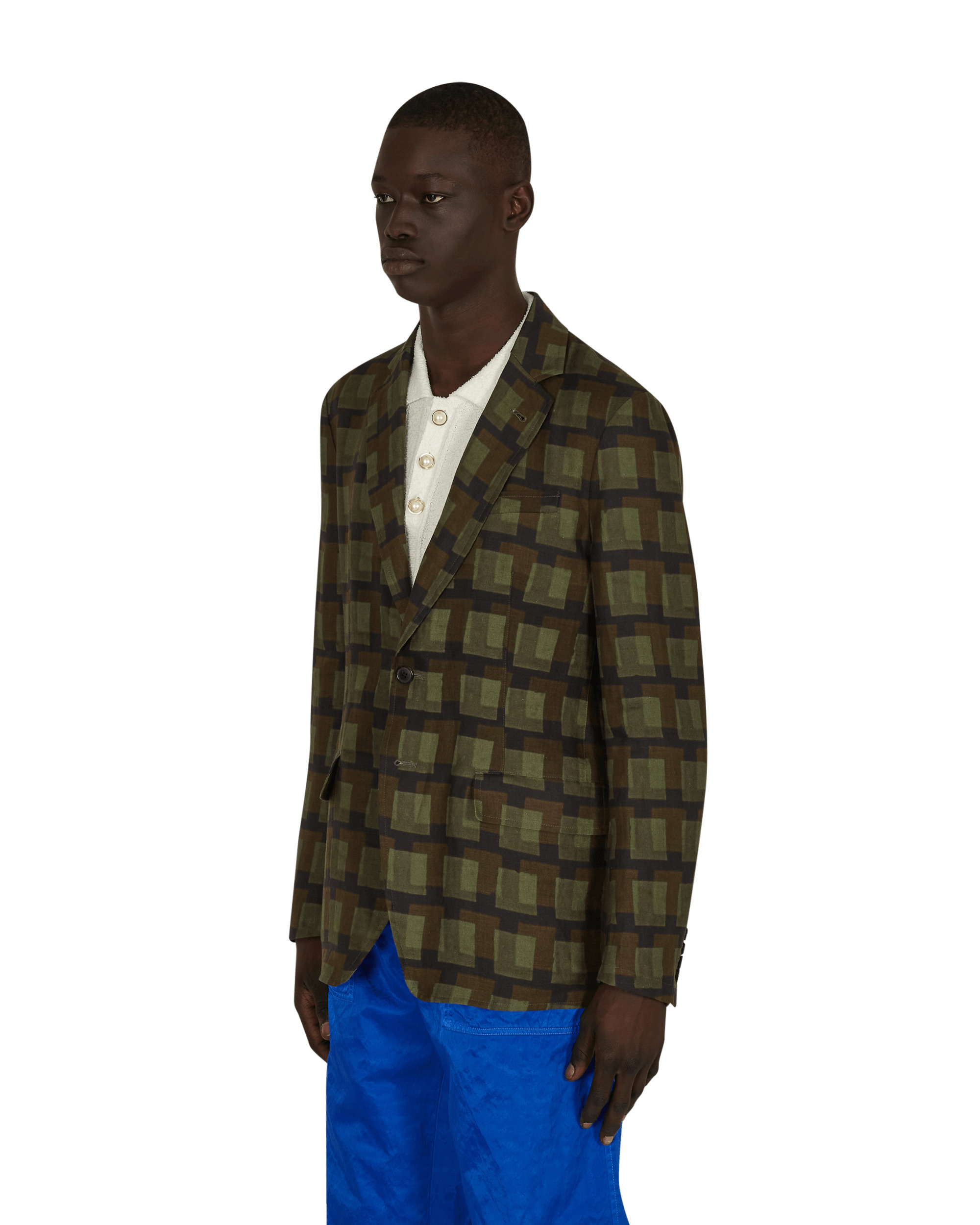 Len Lye Boxing Blazer Green - 3