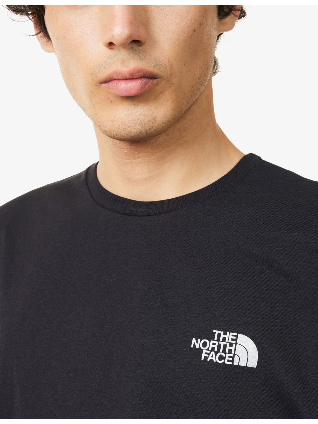 Reflective Box Crewneck Cotton-Jersey T-Shirt - 5