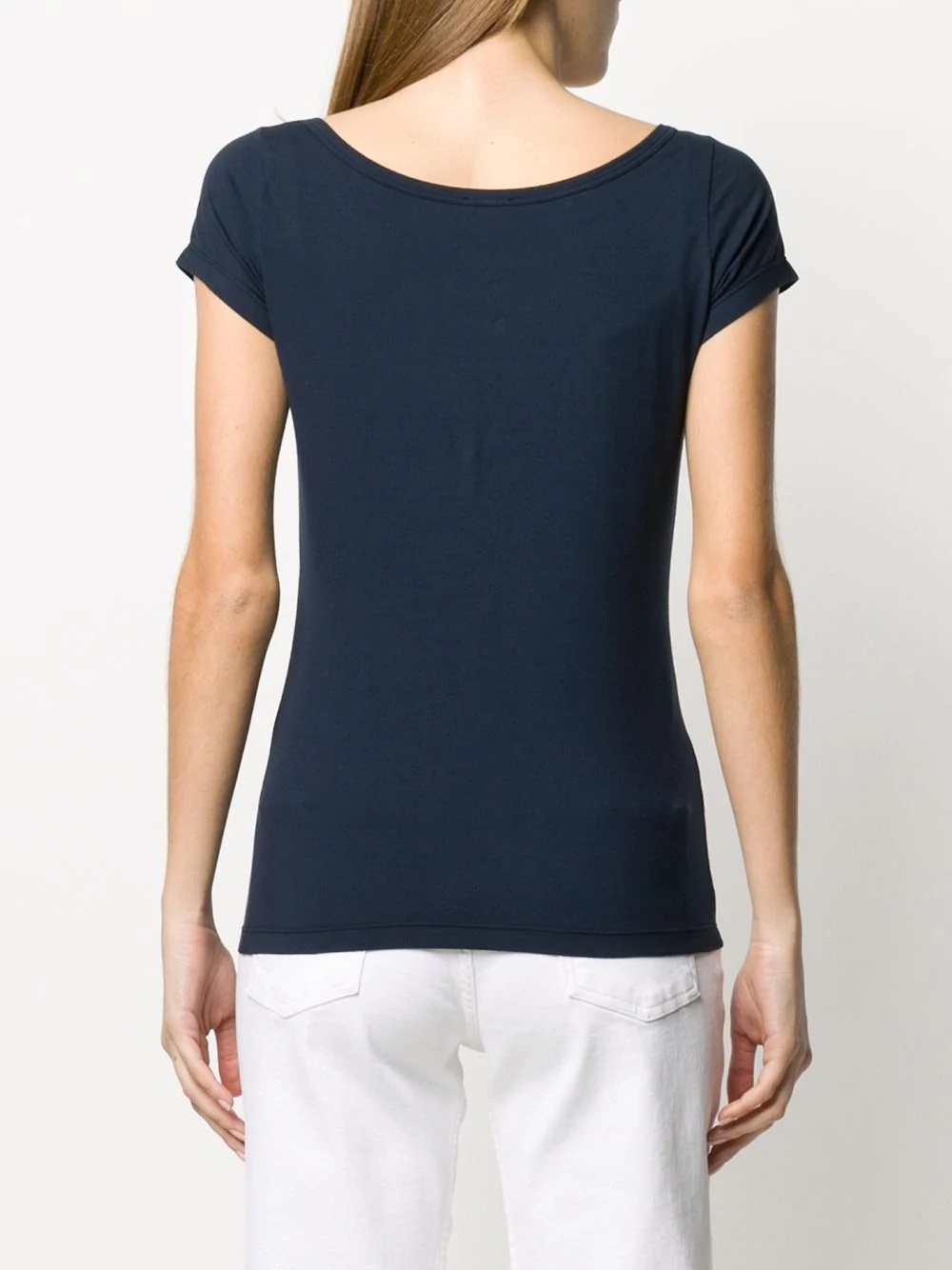 plain fitted  T-shirt - 4