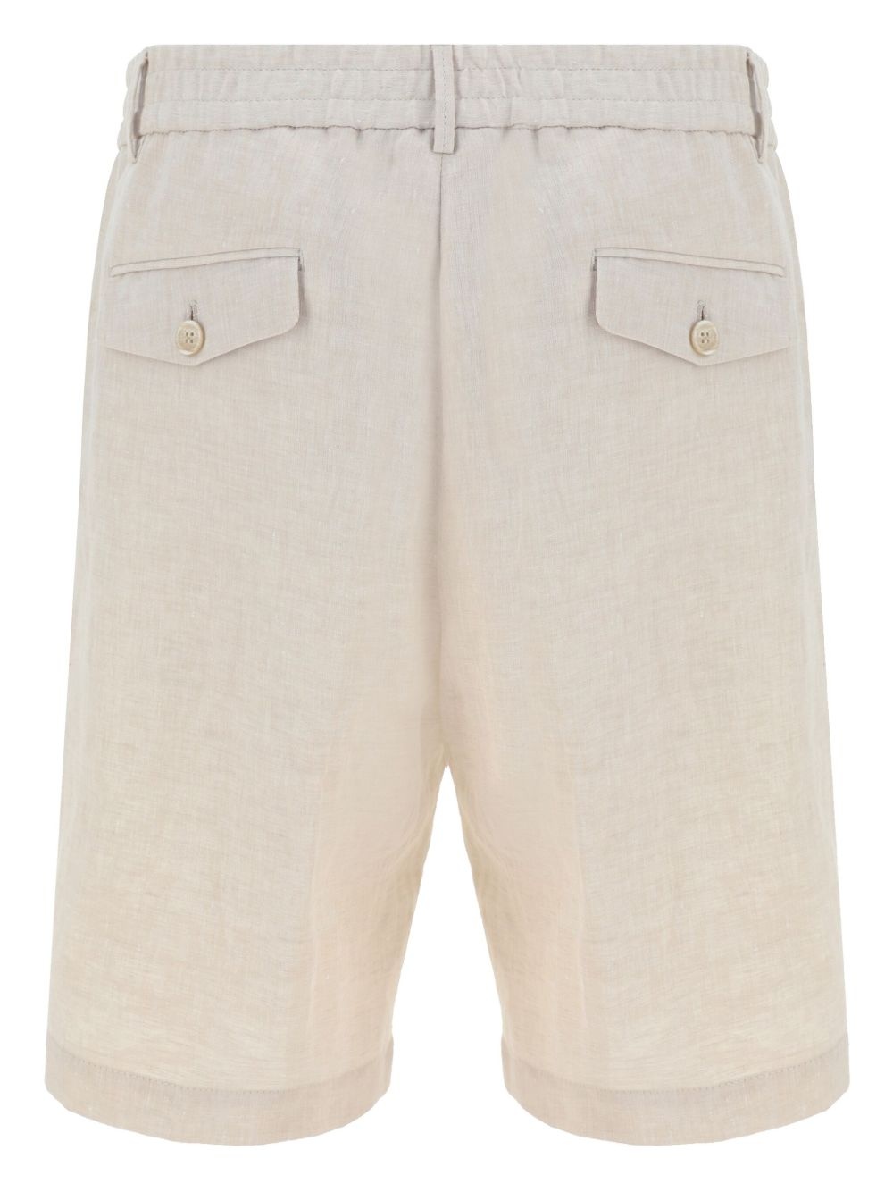 linen Bermuda shorts - 2