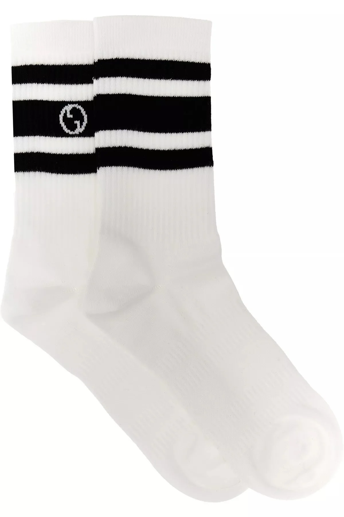 Round Interlocking G cotton socks - 1