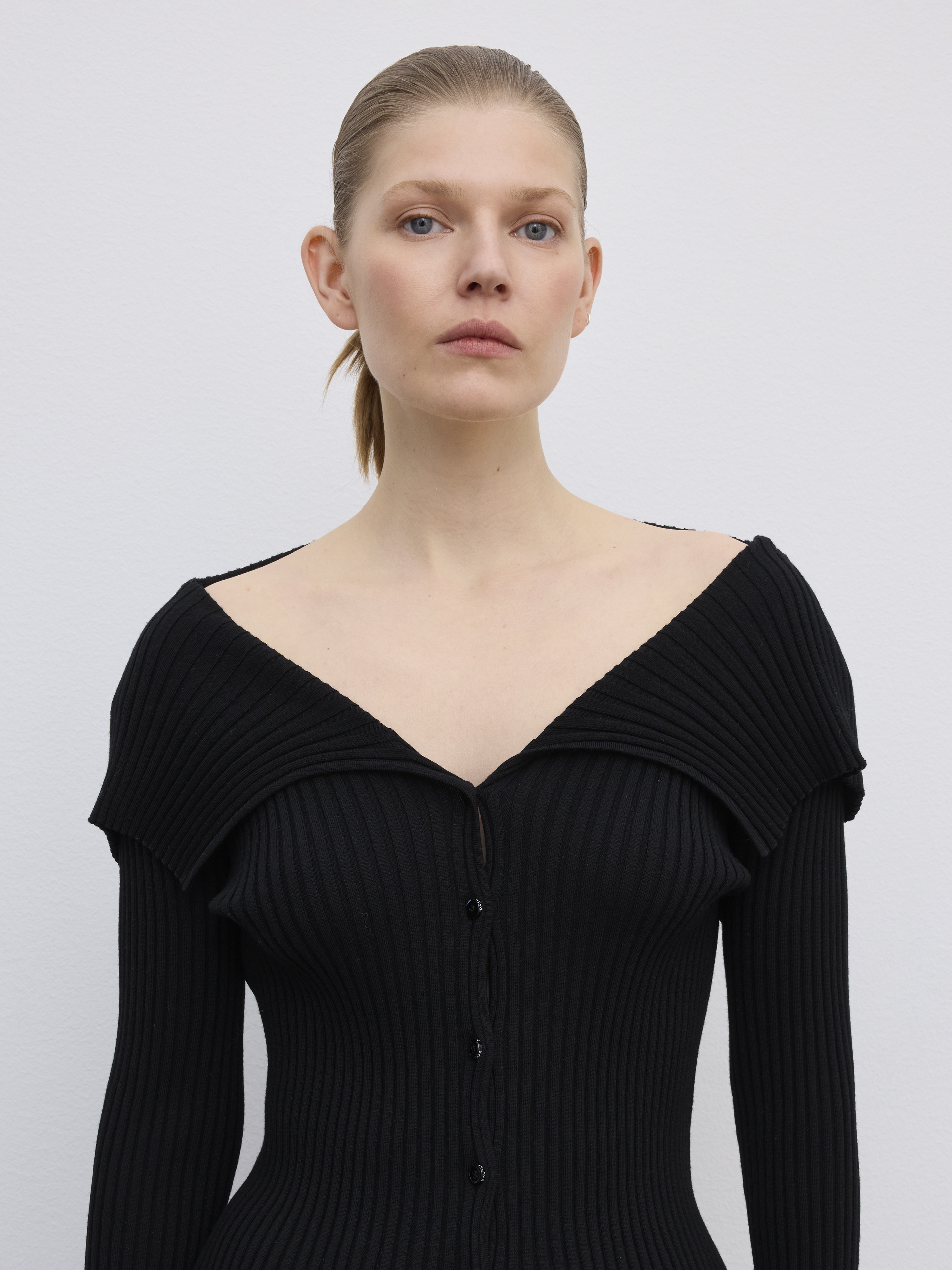 Merino Rib Cardigan - 2