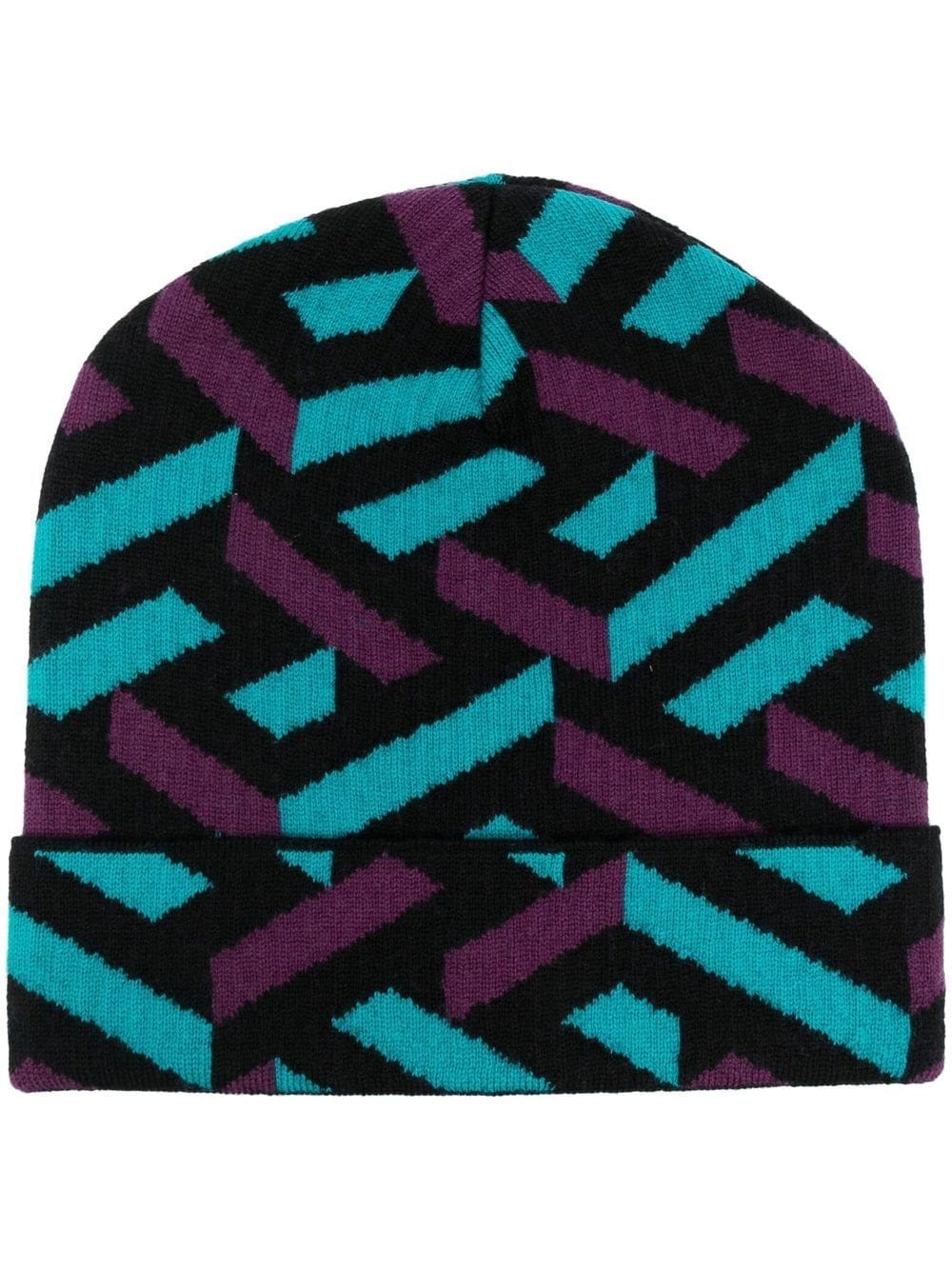 La Greca-pattern beanie - 1