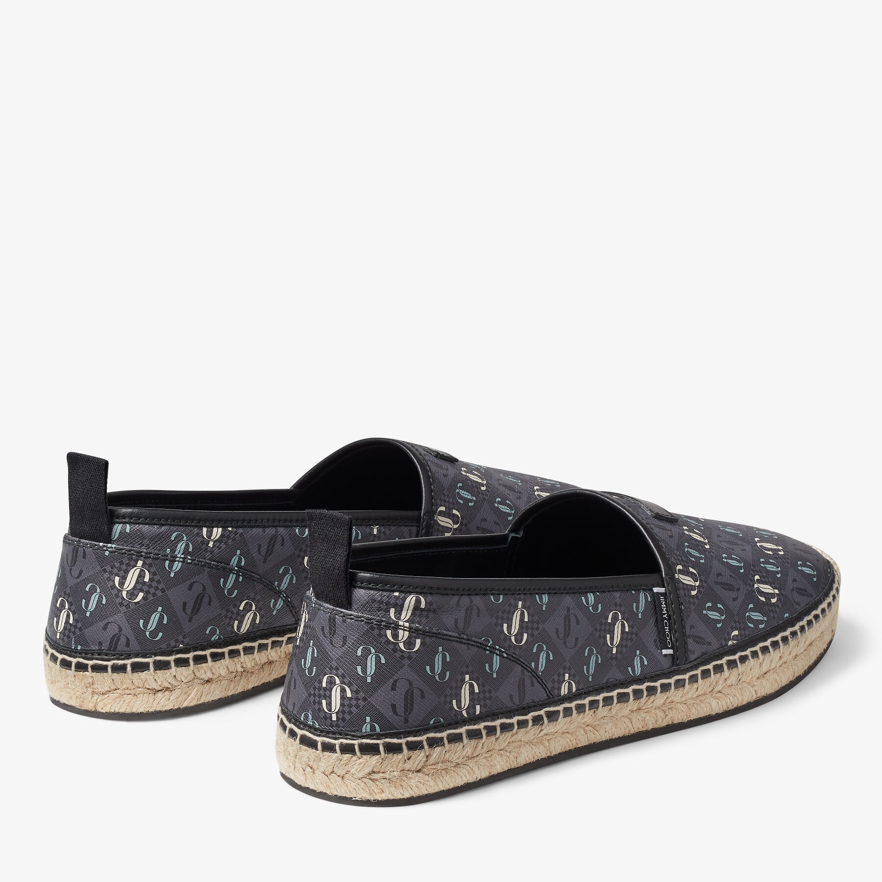 Eggon
Smoke JC Monogram Leather Espadrilles - 6