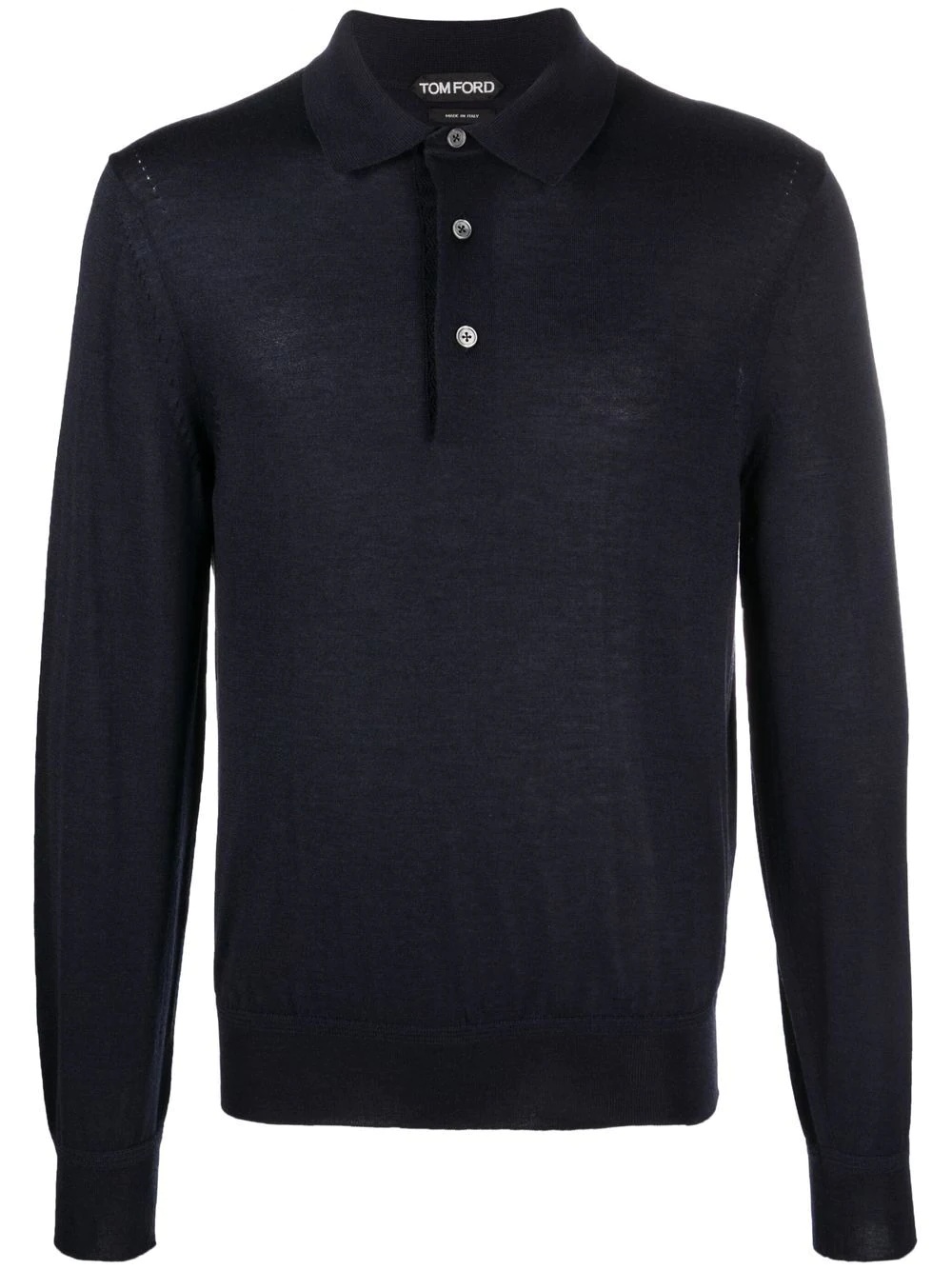 long-sleeve polo shirt - 1