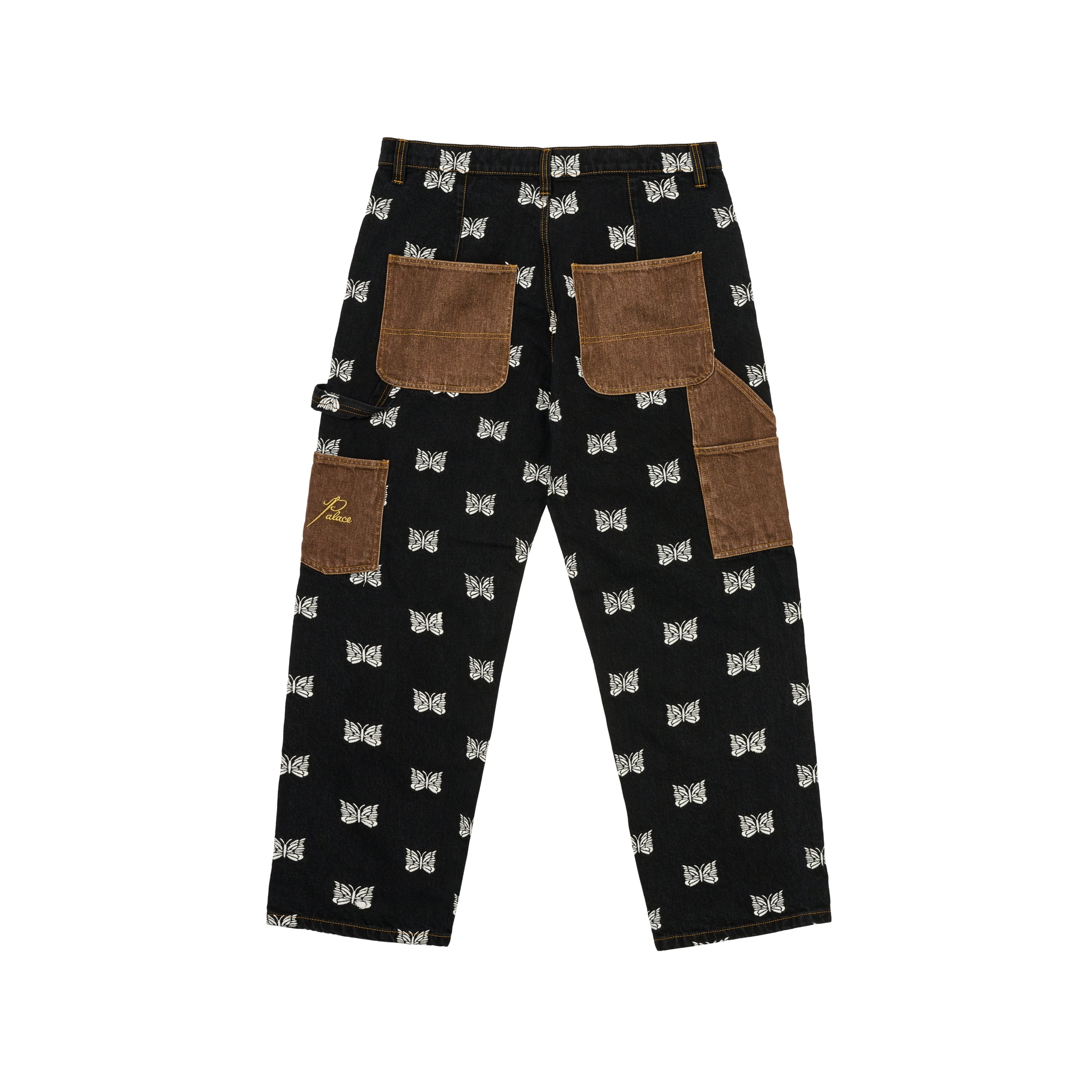 PALACE NEEDLES DOUBLE KNEE PANT BLACK - 2